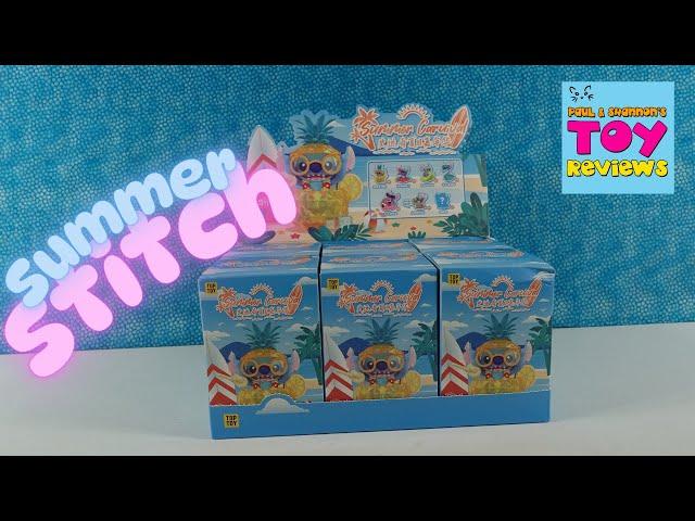 Unboxing Disney Stitch Summer Carnival Blind Box Figures Top Toy