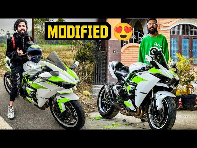 Socha Nahi Tha Apni New Ninja H2 Modify Hokar Aisi Lagegi  Wow