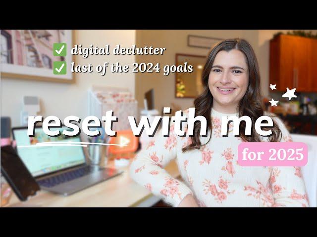 2025 reset: creator business edition ‍️ digital declutter, brainstorming goals + more