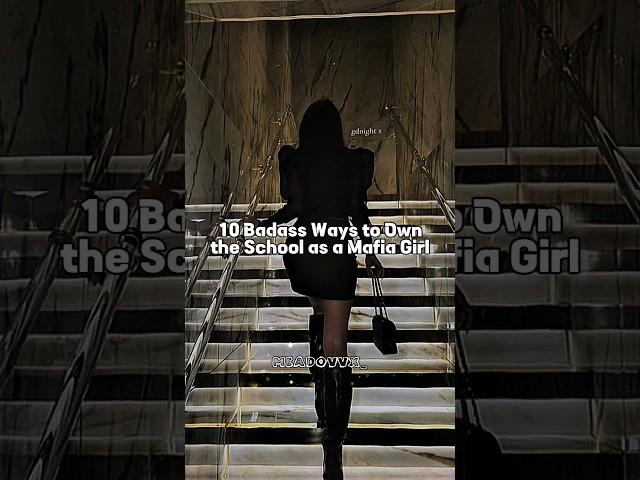 10 Badass ways to own the school as a mafia girl  #shorts #mafia #aesthetic #shortsfeed #trending