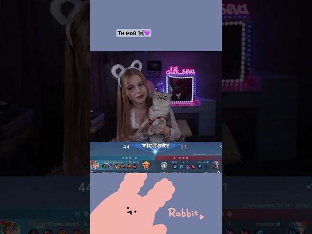 Стримы mlbb ‍⬛ #mobilelegends #стримерша #cats #stream