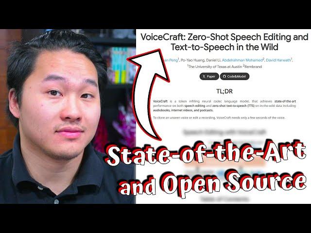 3 Seconds of Audio Can Clone Any Voice - Speech Editting with VoiceCraft