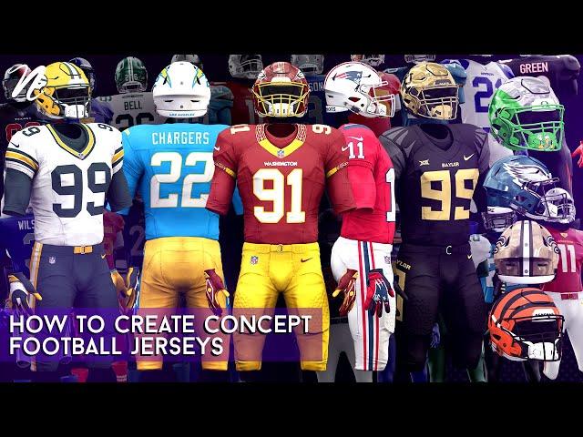 How to Create Concept Football Jerseys in Photoshop by Qehzy