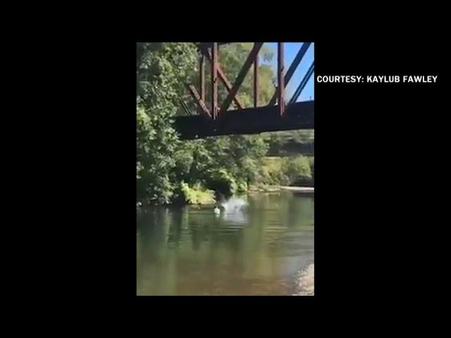 Investigation after video shows 4-year-old tossed off bridge