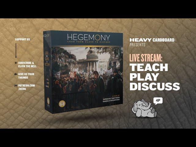 (KS) Hegemony: Lead Your Class to Victory - 4p Teaching & Play-through by Heavy Cardboard