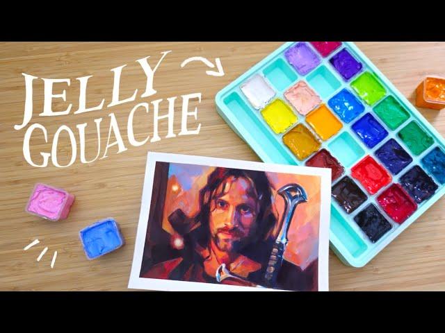 Gouache Artist tries Himi Jelly Gouache (is it worth it?)