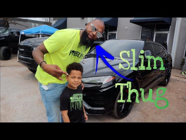 Slim thug [Houston Rapper] brings out half a million dollars worth of his cars