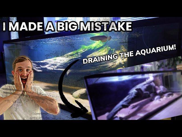 I EMPTIED MY AQUARIUM | BIG changes