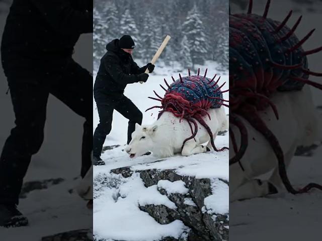 ️Monster in the Snow – And a Fox Pup Finds the Only Human Nearby! #animalrescue