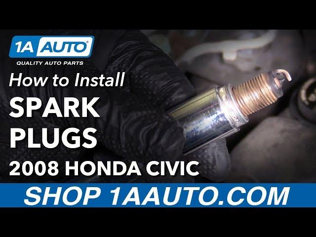 How to Replace Spark Plugs 05-11 Honda Civic