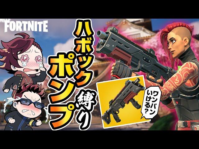 【フォートナイト】ワンパン復活したけどこれだけで勝てるのか？「ハボックポンプショットガン縛り」【たいあわ】