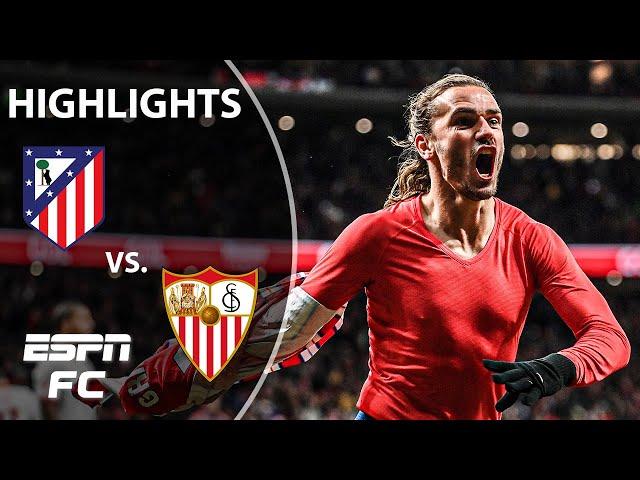  ANTOINE GRIEZMANN WINNER  Atletico Madrid vs. Sevilla | LALIGA Highlights | ESPN FC