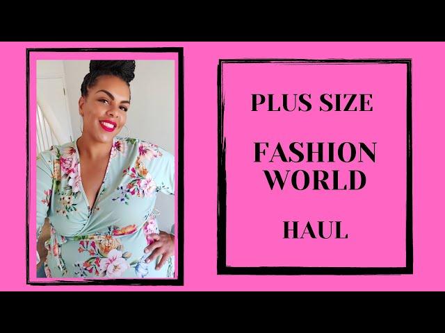 PLUS SIZE FASHION WORLD HAUL