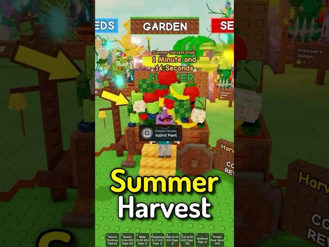How To Summer Harvest Event in Roblox Grow A Garden Season