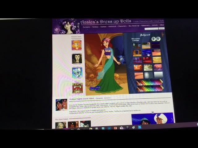 YouTube live with Errina (Making Ariel)