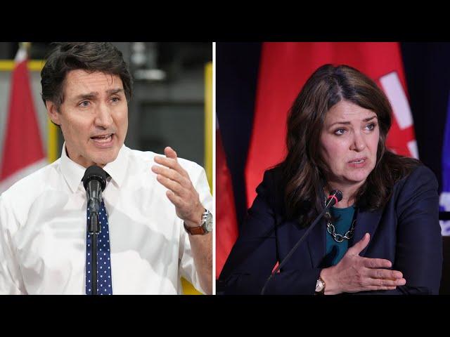 PM Trudeau calls on Danielle Smith to put her "country first" amid threat of U.S. tariffs
