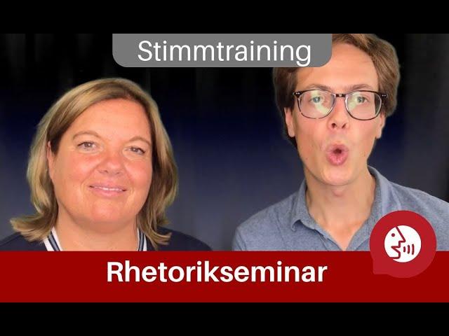 Rhetorikseminar Stimmtraining