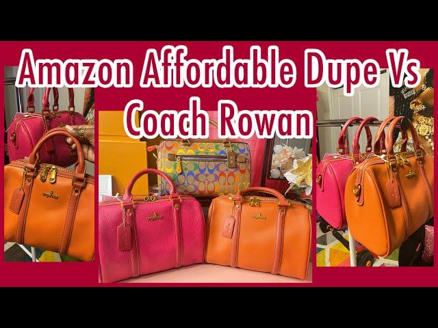 AMAZON AFFORDABLE HANDBAG DUPE ! DO YOU REALLY NEED THE COACH ROWAN OR IS IT FOMO!? THECOMPLETEDLOOK