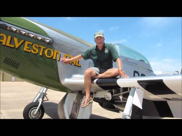 Lone Star Flight Museum and TF-51 in Galveston, TX