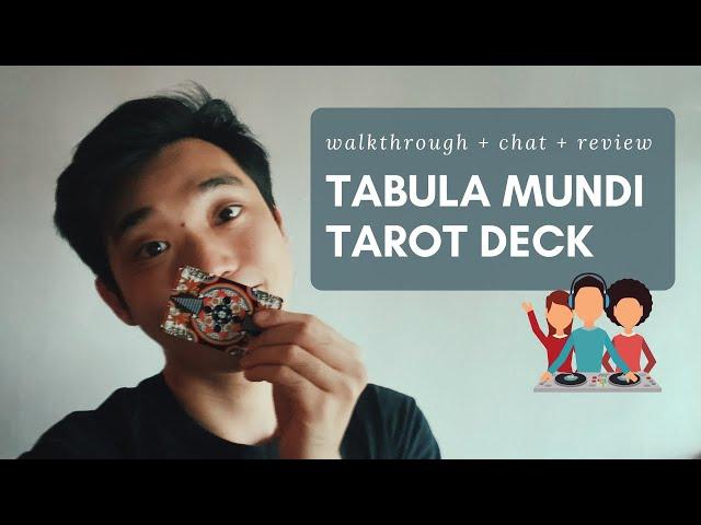 WALKTHROUGH / REVIEW: Tabula Mundi Minima Tarot - gorgeous esoteric thoth based deck