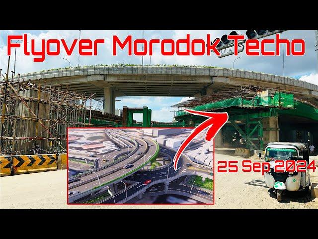 25 Sep 2024 Update Flyover Morodok Techo Construction FINISHES Before Khmer New Year! 2025