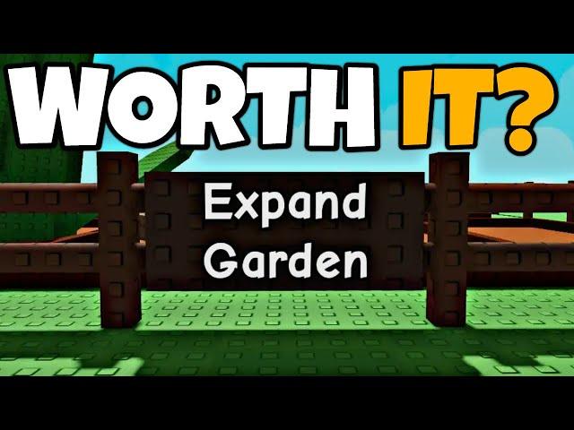 Expanding your GARDEN in Grow a Garden