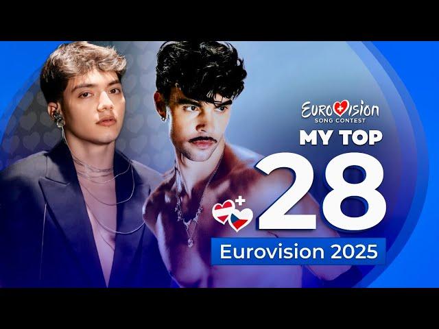 Eurovision 2025 | My Top 28 (NEW: )