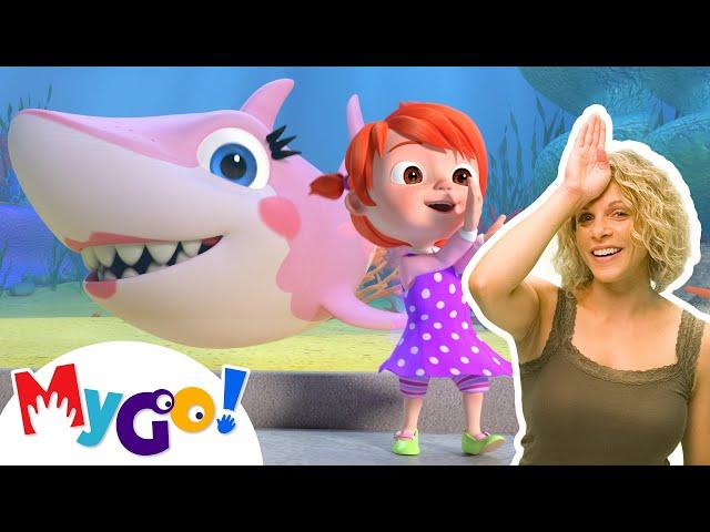 Baby Shark | MyGo! Sign Language For Kids | CoComelon - Nursery Rhymes | ASL