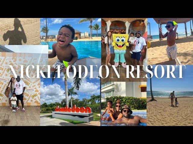 travel with us to the NICKELODEON RESORT PUNTA CANA! | family vacation vlog️