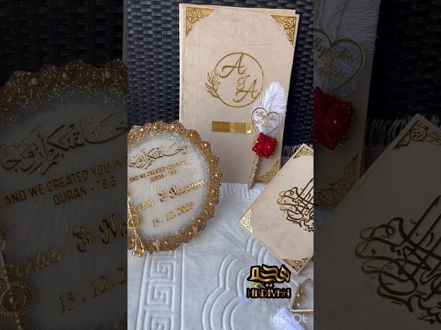 Bridal set | Quran set | #gifts #islam #islamicgifts #weddinggifts #wedding #allah #mohammadsaw