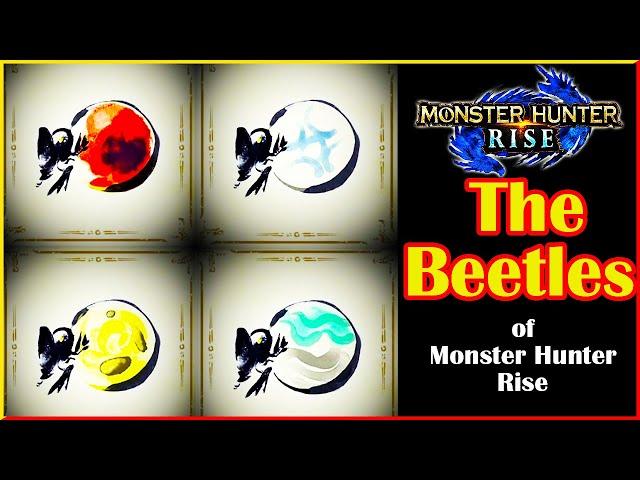 The Blight Beetles of Monster Hunter Rise (Firebeetle Snowbeetle Thunderbeetle Mudbeetle) TUTORIAL