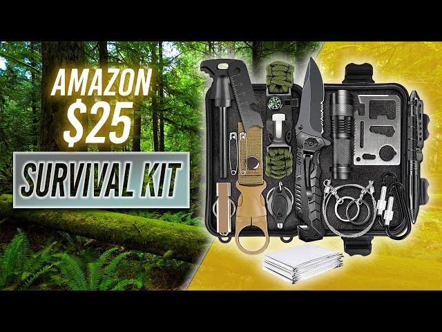 Amazon $25 Survival Kit Review.  The LC-Dolita 17 in 1 Survival Kit.  Is it any good?