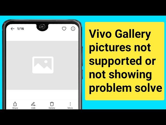 Vivo Album Photo Not Showing Problems Solve.Gallery pictures not supported.image not opening Bug