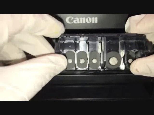 How to clean printhead manually using hot water