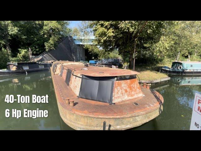 Once Abandoned Canal Boat - Now On The Move - Episode 4