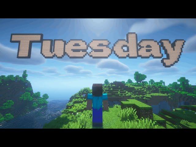 I Beat Minecraft on Tuesday