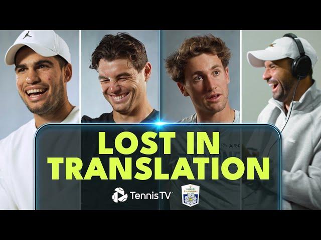 Goats, Carrots & Shiny Legs: Translation Prank on ATP Tennis Pros! 