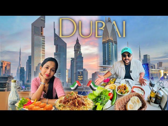 We tried Dubai  Famous Local Food for the first time || Falafel, Biryani & hummus || Delicious