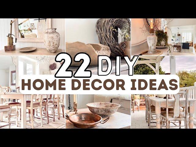 22 DIY Home Decor Ideas ~ High End Affordable Decorating Ideas on a Budget