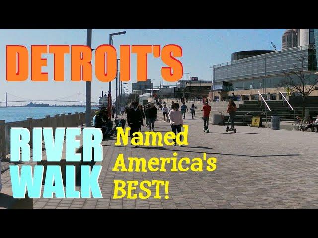 Detroit's River Walk 2021 Part 4: Robert C. Valade Park, The Waves, Mt. Elliott Park/Belle Isle view