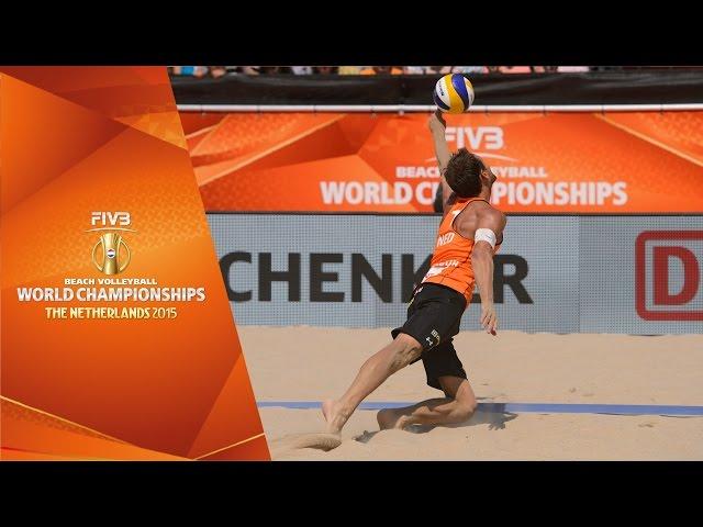 Netherlands-Brazil Men's Semifinal FIVB Beach Volleyball World Championship