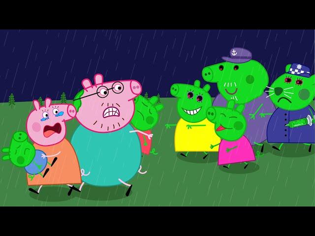 Peppa Pig vs Zombies at the City! Please Run Now! | Peppa Pig Funny Animation