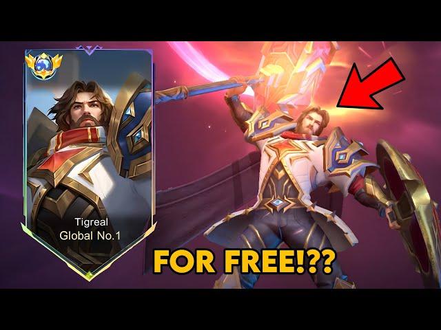 TIGREAL NEW PASHA OF JUSTICE SKIN IS FINALLY HERE!! THANK YOU MOONTON - Mobile Legends