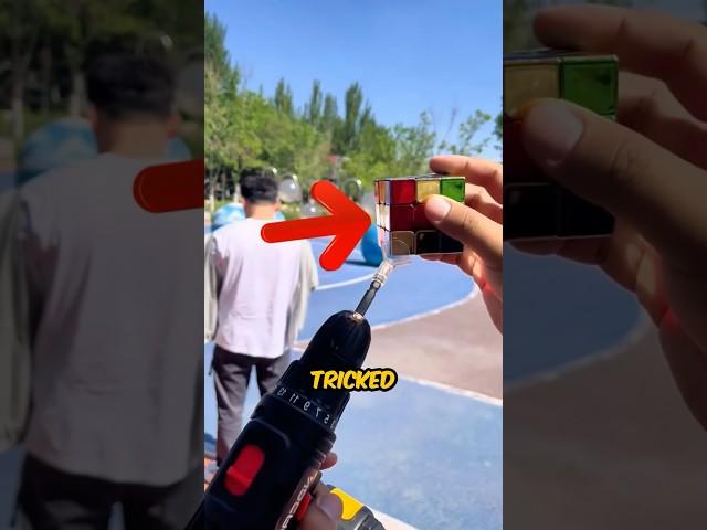 He Tricked A Rubik Cube Master!