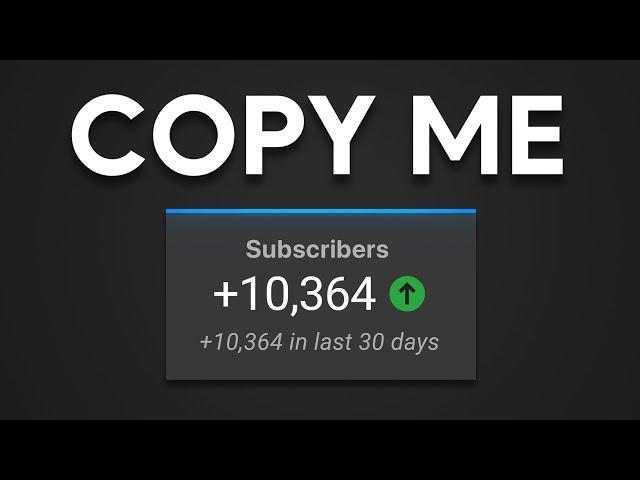 I Grew a New Channel to 10,000 Subs in 45 Days - FULL COURSE