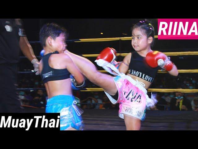 RIINAvsPloyManee! รีนะมาอย่างโหดศิลปะแม่ไม้มวยไทยจัดเต็มリイナ技炸裂！女子ムエタイ 試合！Muaythai fight!