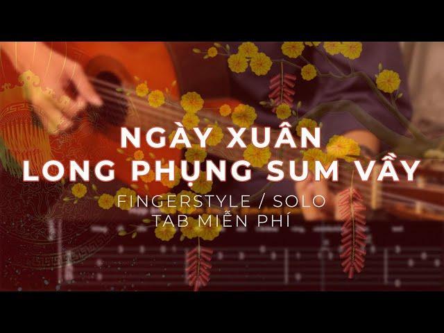 NGÀY XUÂN LONG PHỤNG SUM VẦY | Fingerstyle / Guitar Solo Tab