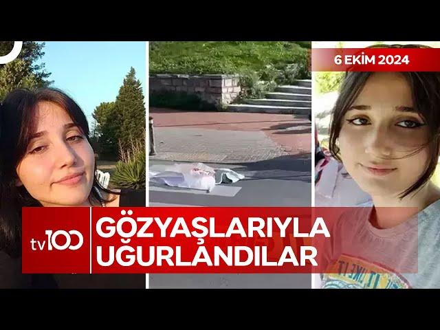 Canice Öldürülen Kızların Cenazesinde Yürek Yakan Feryatlar | tv100 Haberler