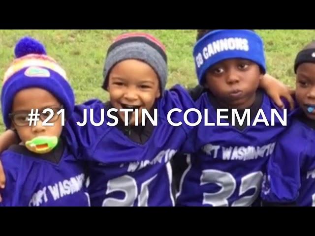 Justin Coleman 4U Flag Football Highlights