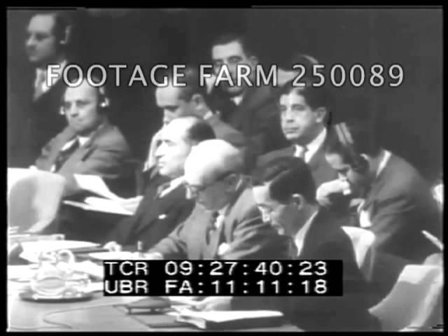 Korean War - 1950:  Atom War?  Truman Hints Bomb 250089-24 | Footage Farm